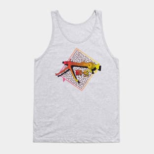 Colorful German MG-42 machine gun Tank Top